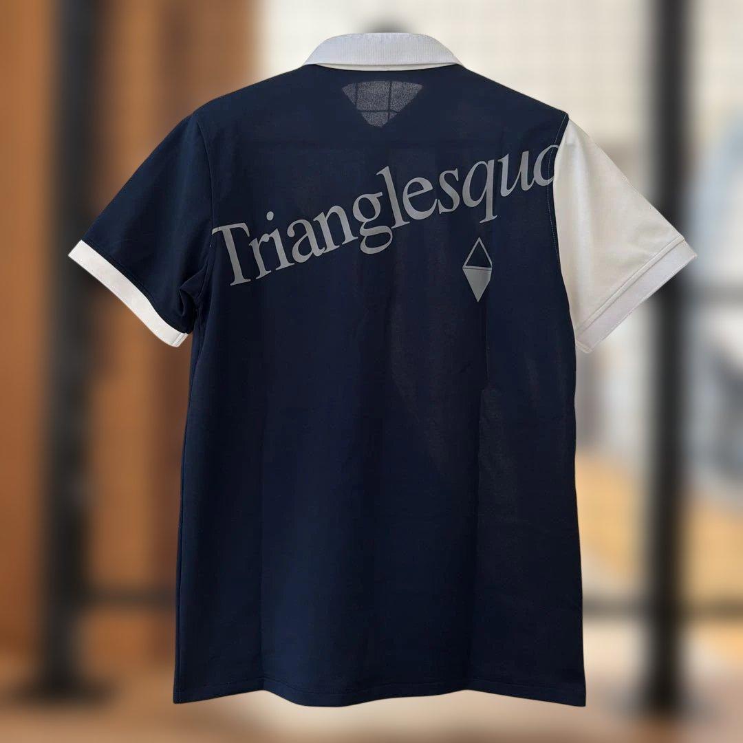 マークアンドロナ　Trianglesquare ポロシャツ バイカラー