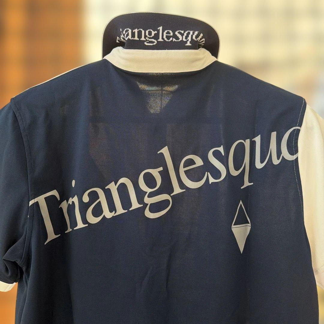 マークアンドロナ　Trianglesquare ポロシャツ バイカラー