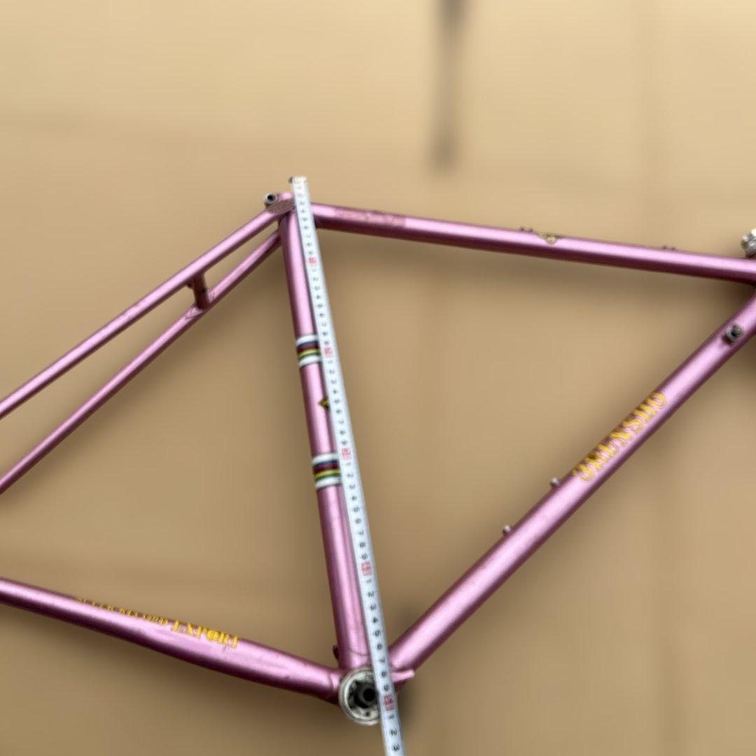 3RENSHO ロードバイクフレーム ピンク