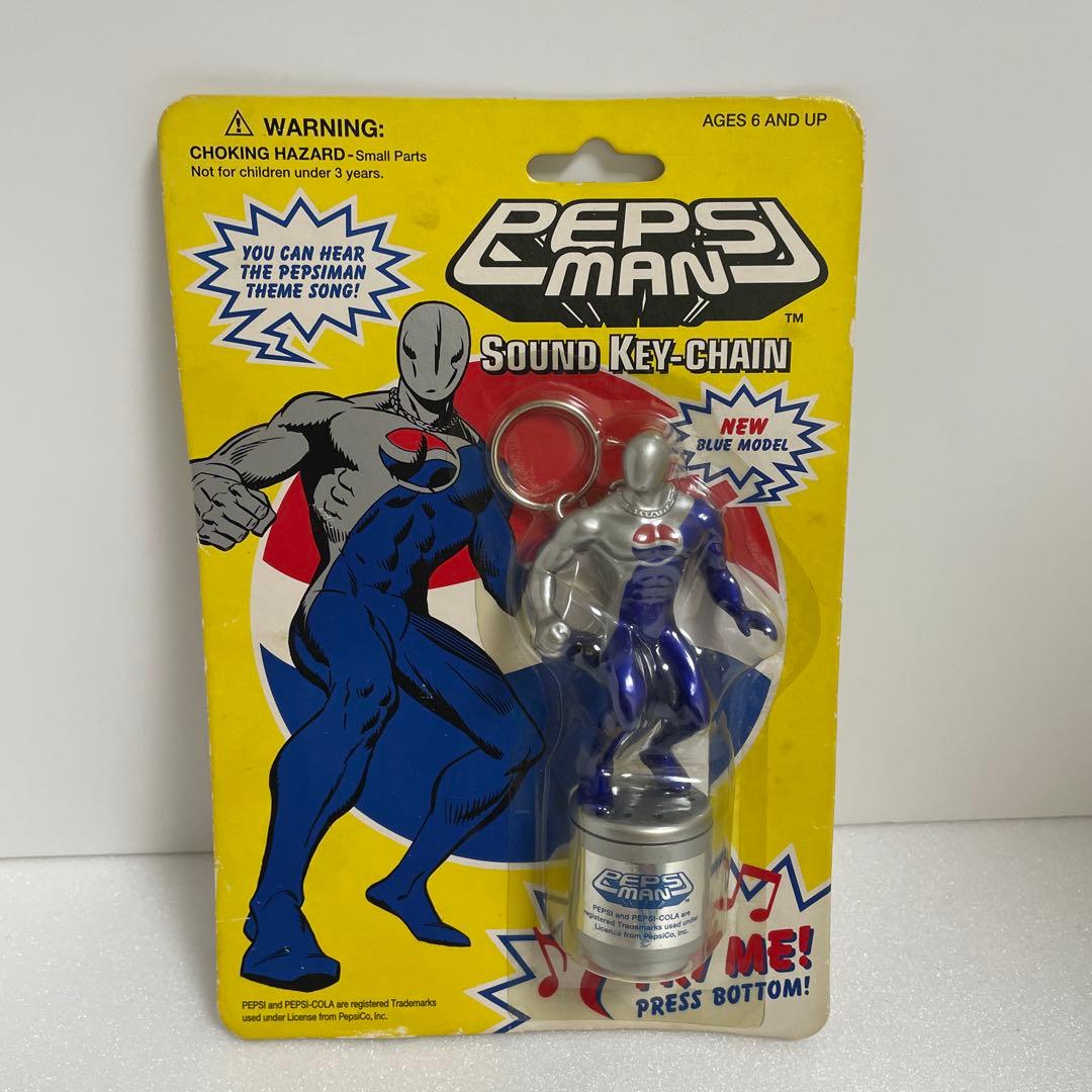 新品未開封　ペプシマン サウンドキーチェーン 2個セット　レア