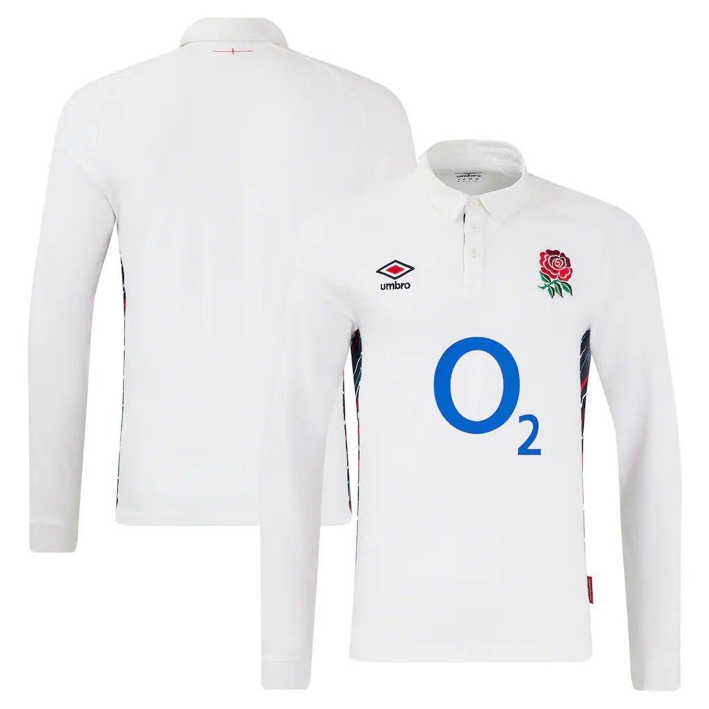 【新品・稀少サイズ3XL】イングランドラグビーホームクラシック長袖ユニフォーム