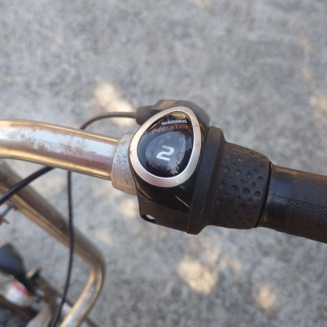 【引取限定】20インチシティサイクル チャイルドシート付き