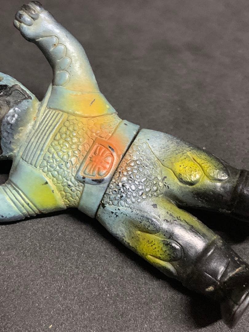 ごろうさま　仮面ライダーV3 ノコギリトカゲ　ソフビ　ポピー　当時物　ビンテージ
