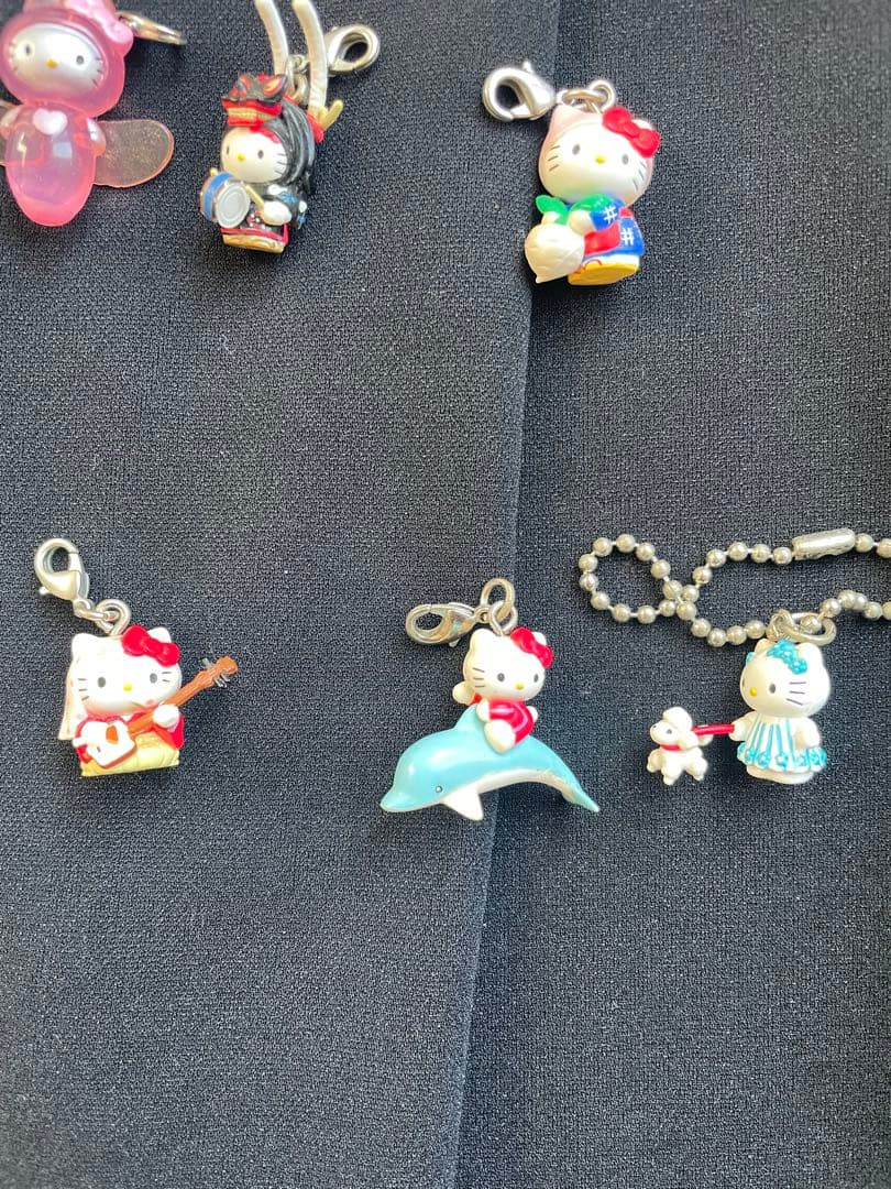 【希少レア】美品　ハローキティ ご当地ストラップ　根付け　40個　まとめ売り①②