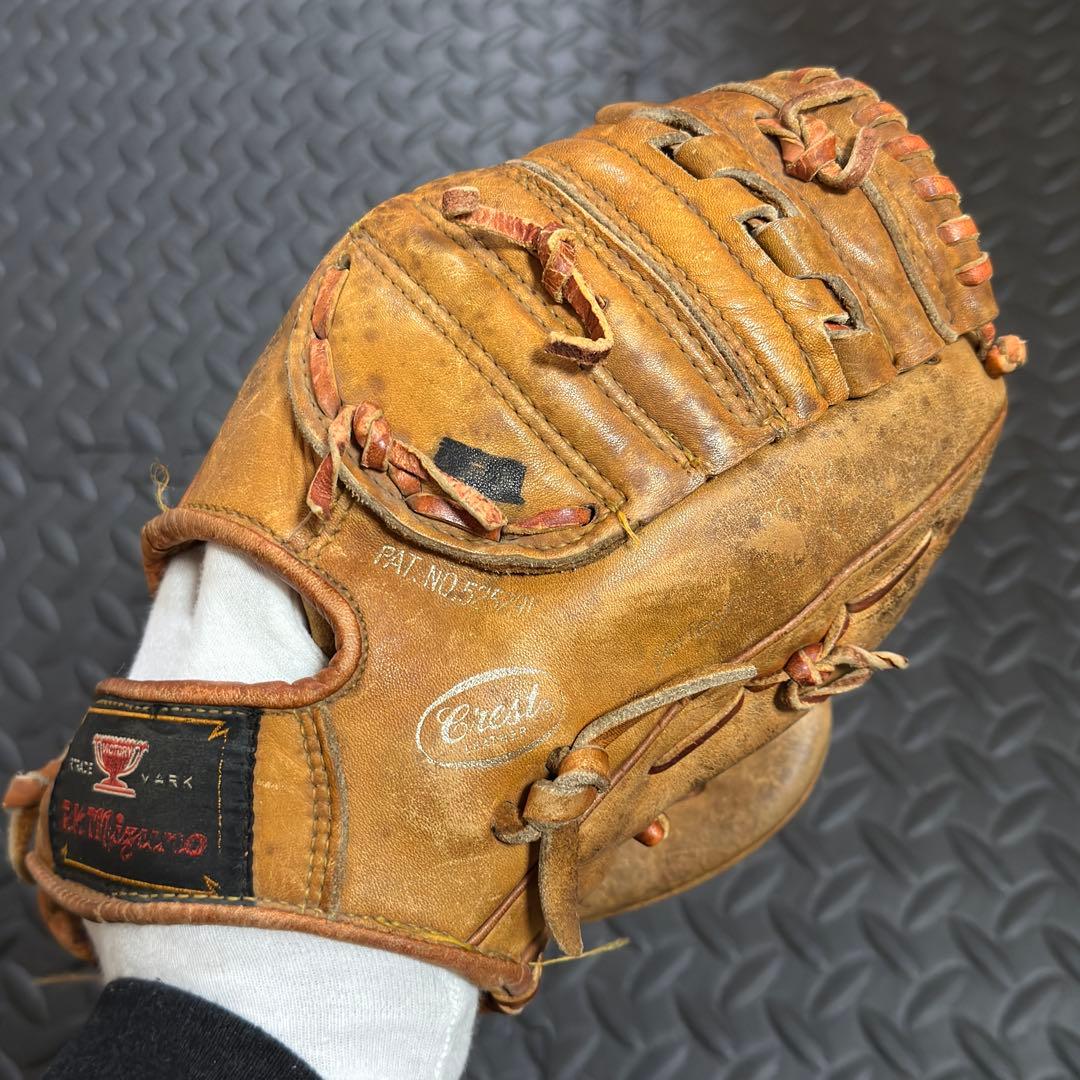 R.K.MIZUNO 硬式 内野手用 グローブ ミズノ 赤カップ ビンテージ