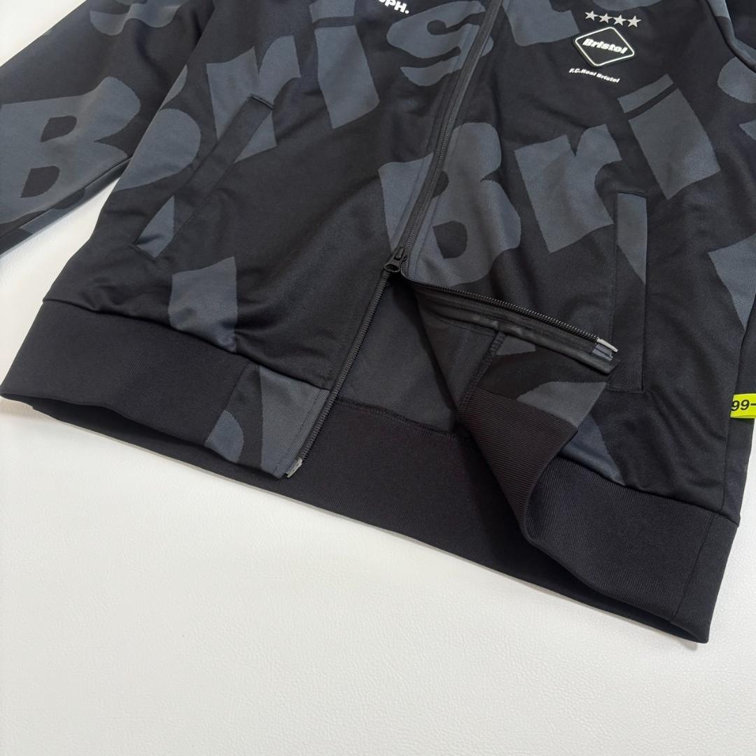 【新品】F.C.R.B. SOPH. ジャージ ビッグロゴ 総柄 M ブラック