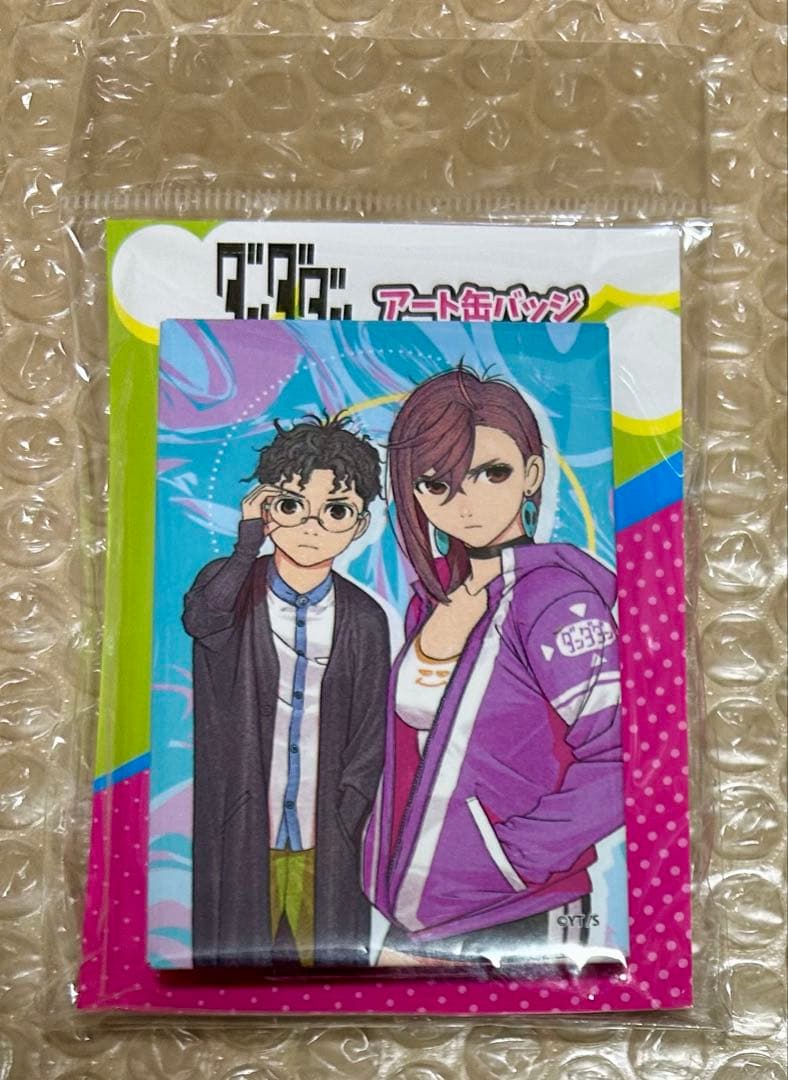 ダンダダン アート 缶バッジ 4種 モモ オカルン ジャンプショップ アニメイト