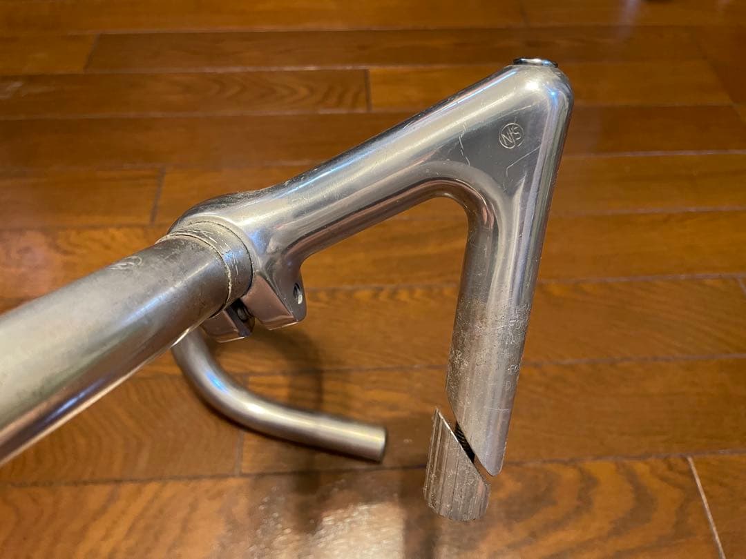 NJS NITTO ハンドル　100mm 58°ステム　競輪　ピスト　ランドナー