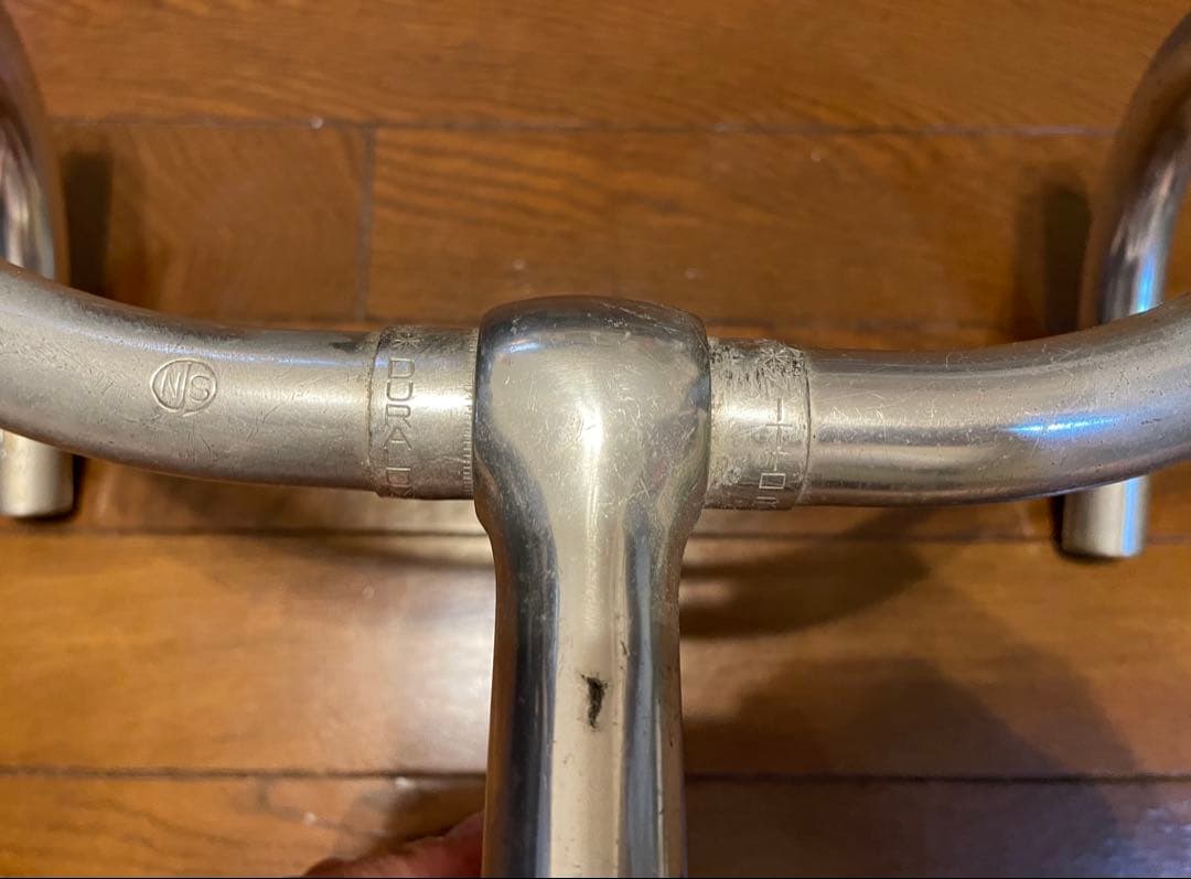 NJS NITTO ハンドル　100mm 58°ステム　競輪　ピスト　ランドナー