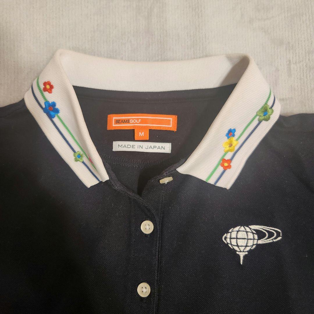 BEAMS GOLF 黒 M ポロシャツ