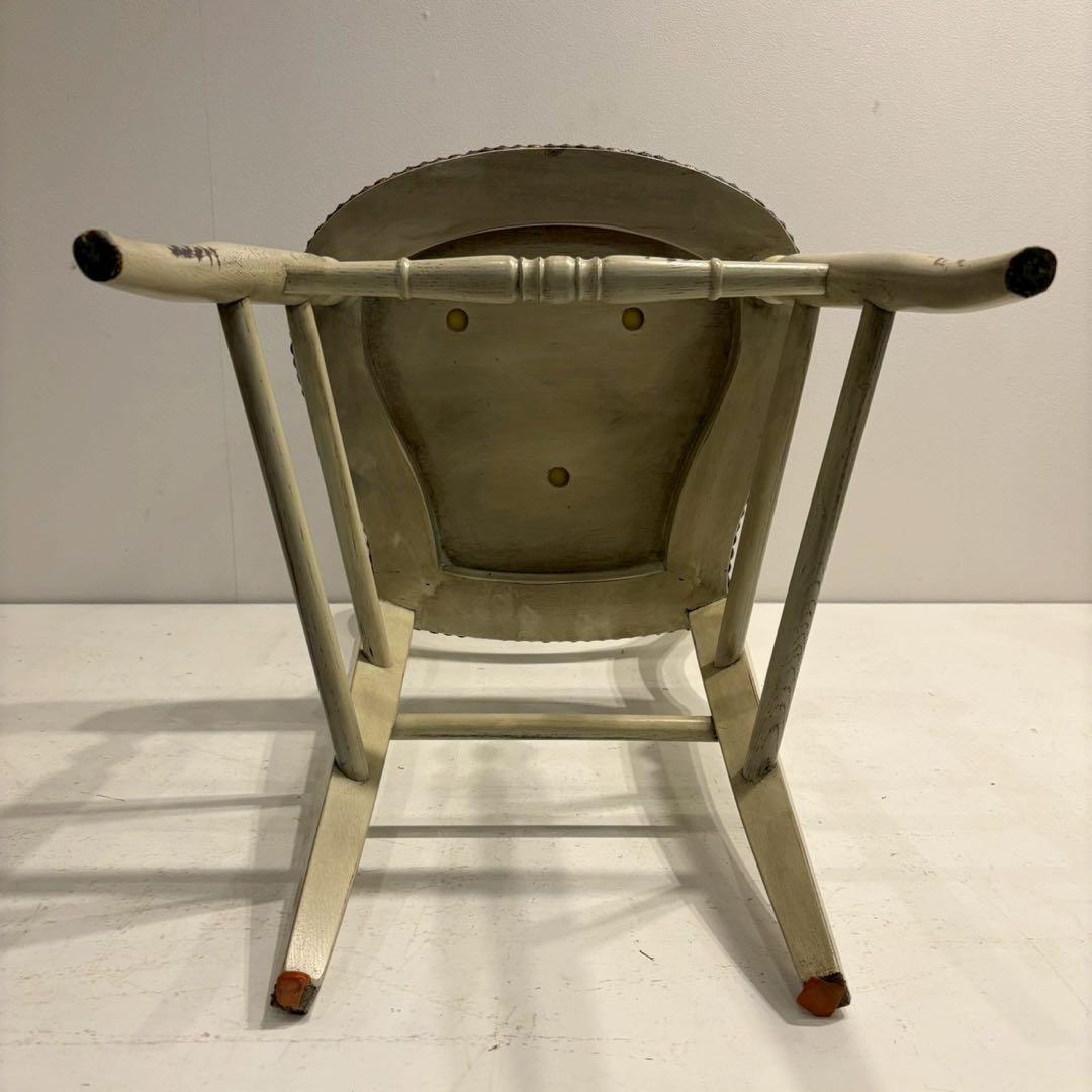 英国アンティークリプロダクト マホガニー バルーンバックチェア 椅子　4/4