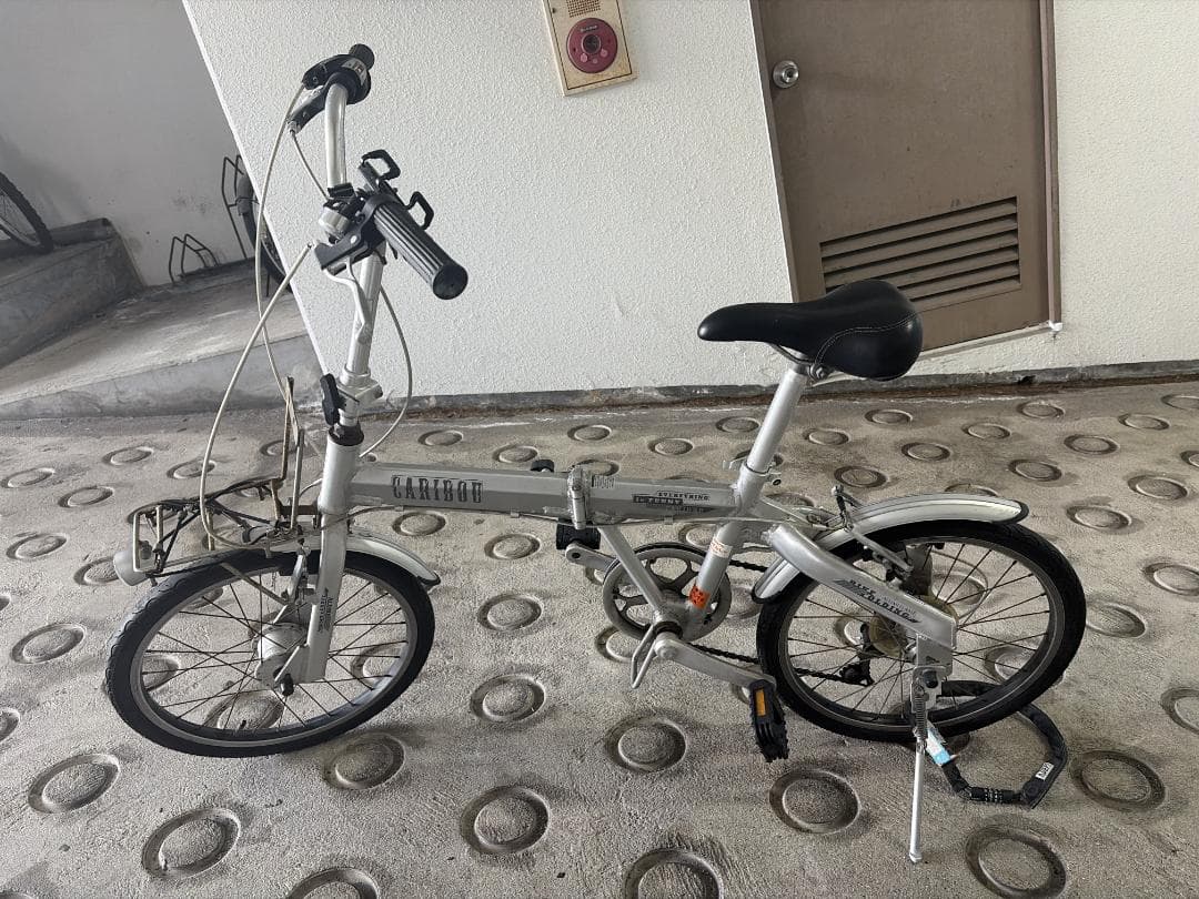 大阪京都兵庫 20型 自転車 ミニチャリ 譲渡証明あり 鍵付き
