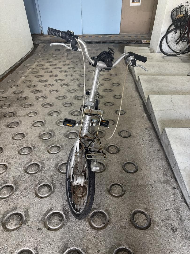 大阪京都兵庫 20型 自転車 ミニチャリ 譲渡証明あり 鍵付き