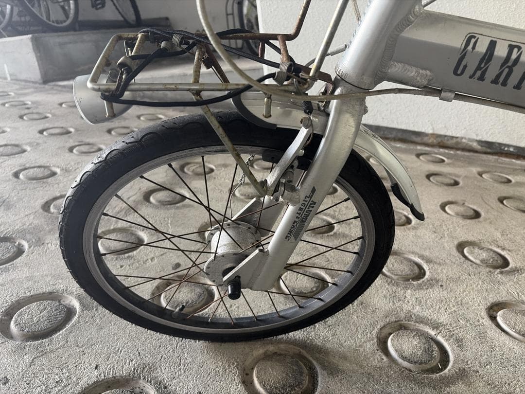 大阪京都兵庫 20型 自転車 ミニチャリ 譲渡証明あり 鍵付き