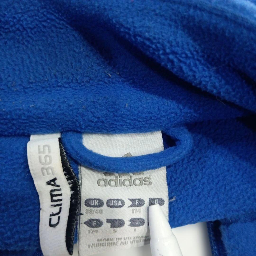 CHELSEA adidas トレーニングジャージ フリース青Ｌサイズ