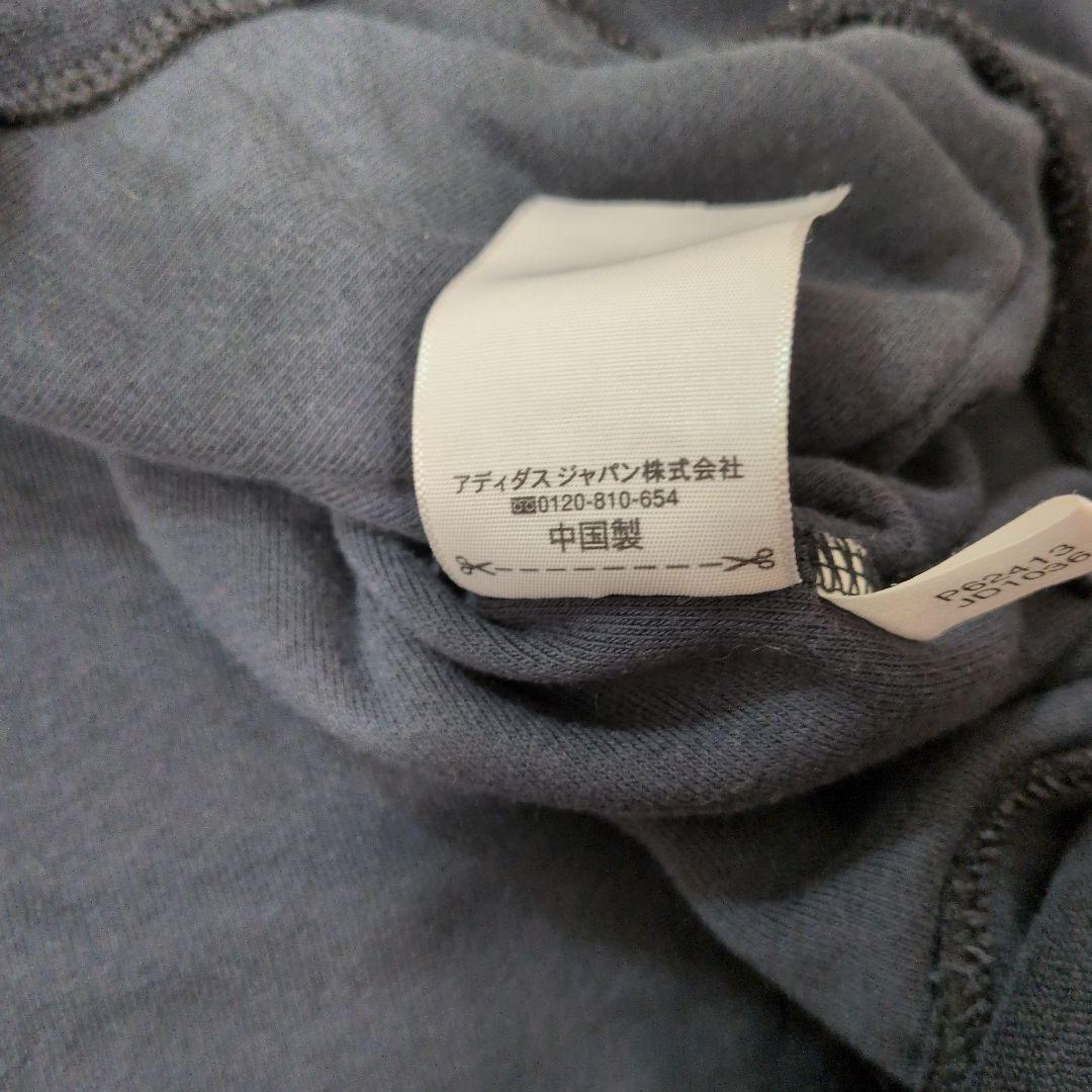 adidasベロアパーカー Ｌ 黒