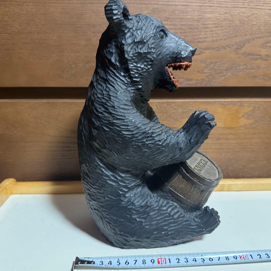値下げ ニッカウイスキー非売品ノベルティ NIKKA樽抱き熊 /不用品 現状渡し