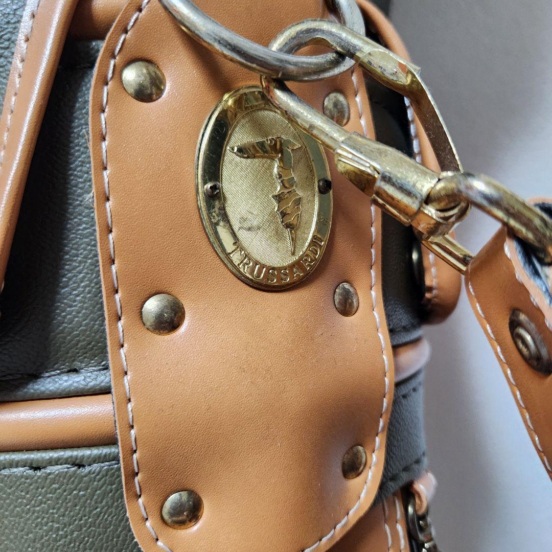 【希少】TRUSSARDI トラサルディ キャディバッグ クラシック グリーン