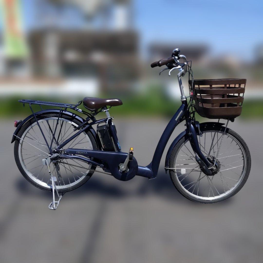 [869]送料無料 ブリヂストン フロンティアラクット 電動自転車 充電器なし