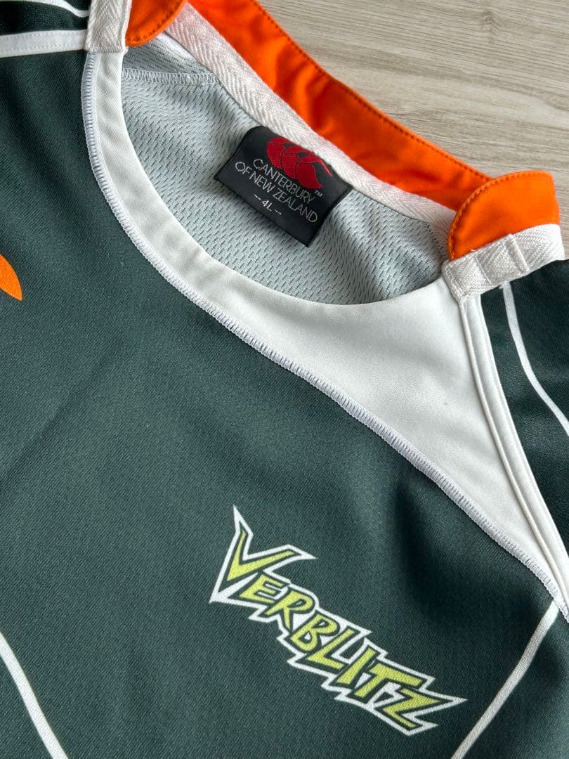 Canterbury VERBLITZ ラグビーシャツ 18番
