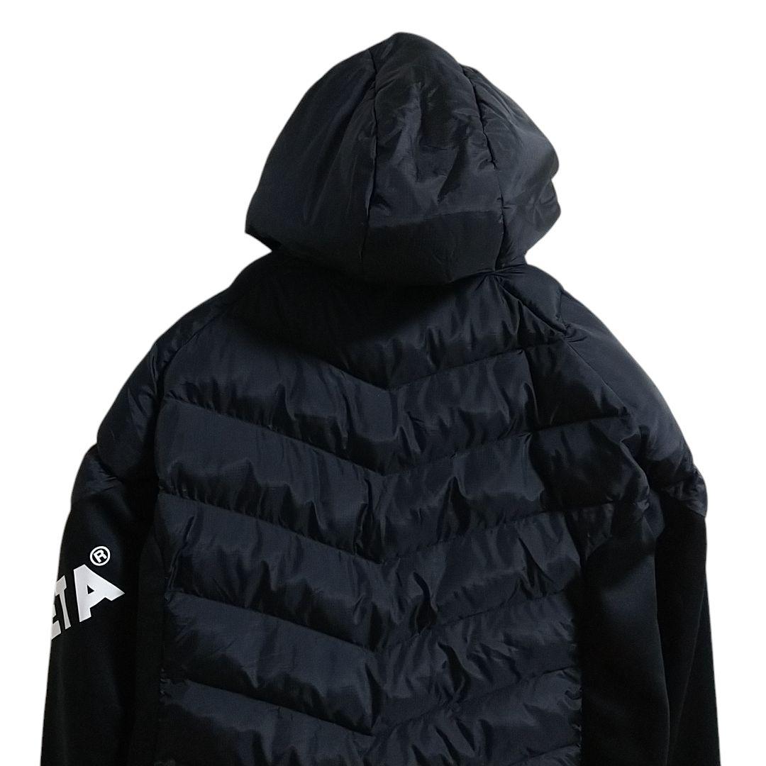 アスレタ ATHLETA フルジップ 中綿ジャケット Lサイズ ブラック