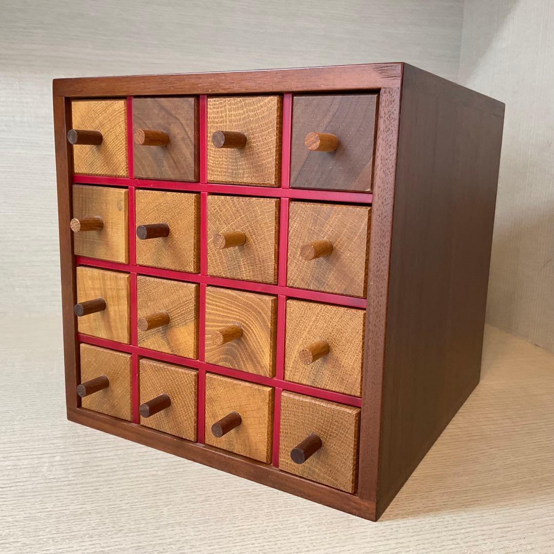 匠工芸　旭川家具　イライラBOX 小物入れ　無垢材