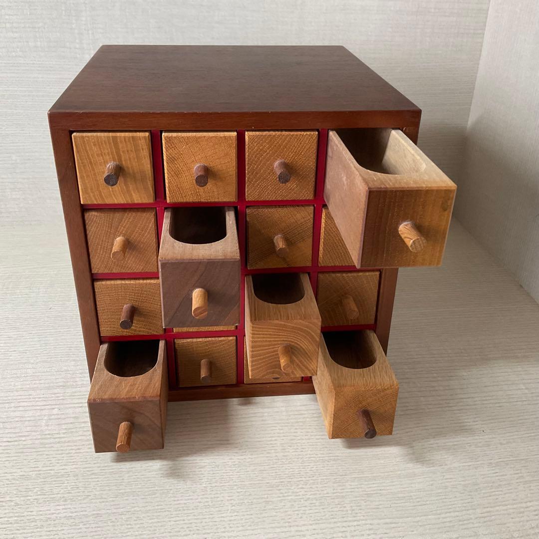 匠工芸　旭川家具　イライラBOX 小物入れ　無垢材