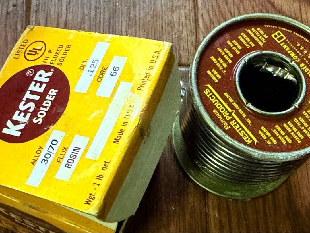未使用デッドストック1960年代KESTER44メタル缶1巻