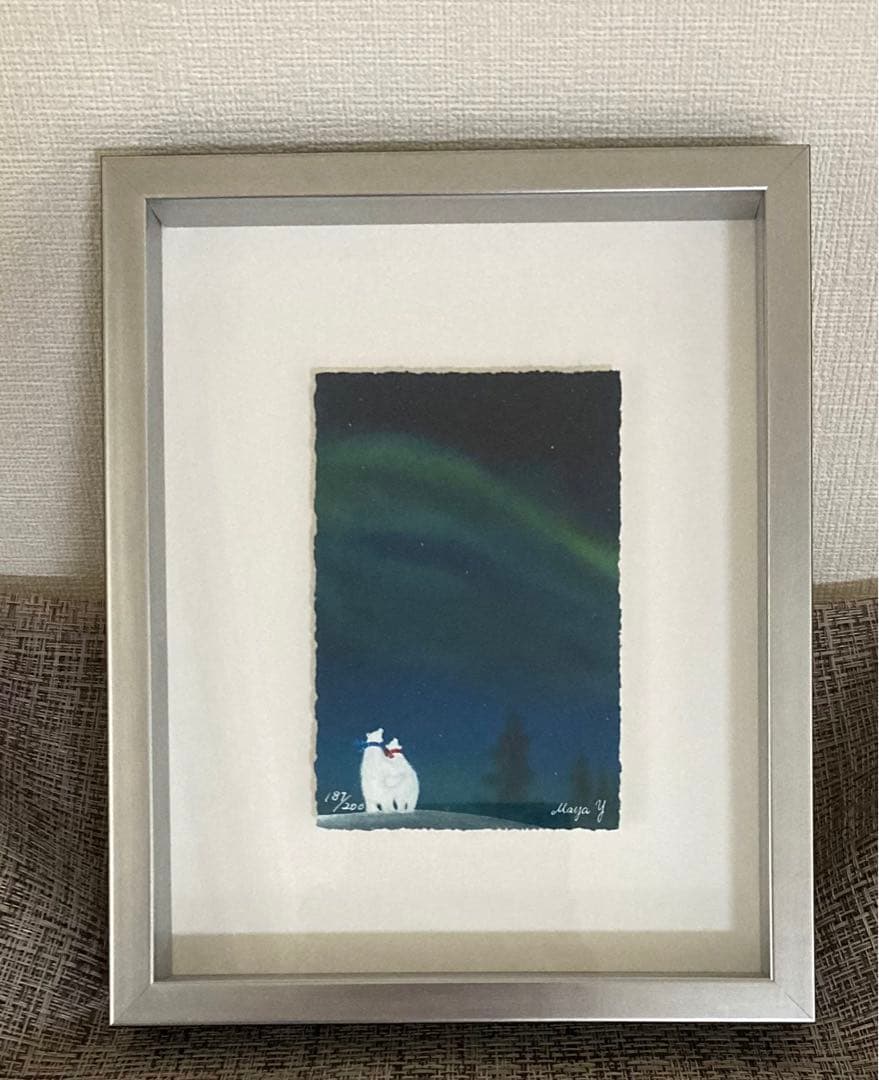 美品★ 横山真弥 「幸せへの道」高品質版画