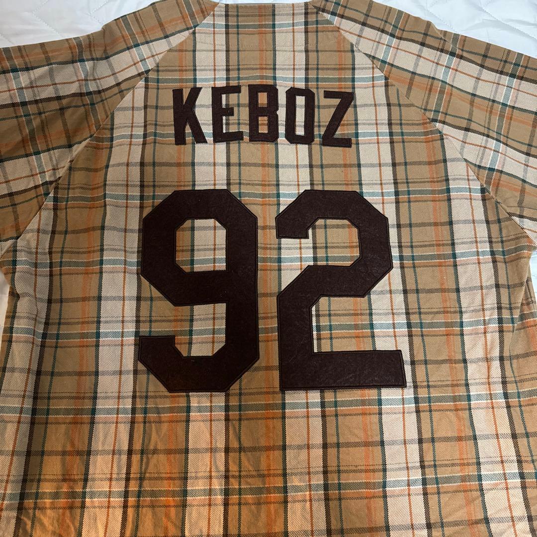 Keboz 92 チェック柄ラグランシャツ