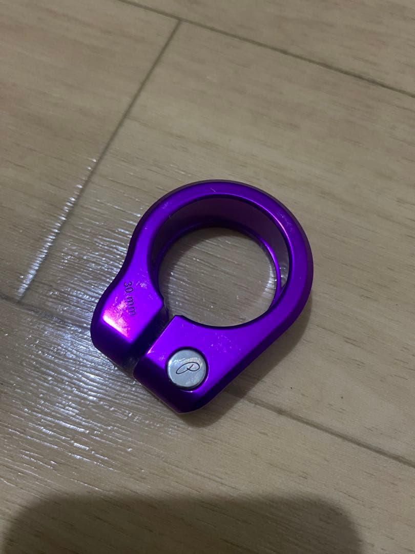 【完売品パープル30mm】フィルウッド シートクランプ ピスト 競輪 ブルーラグ