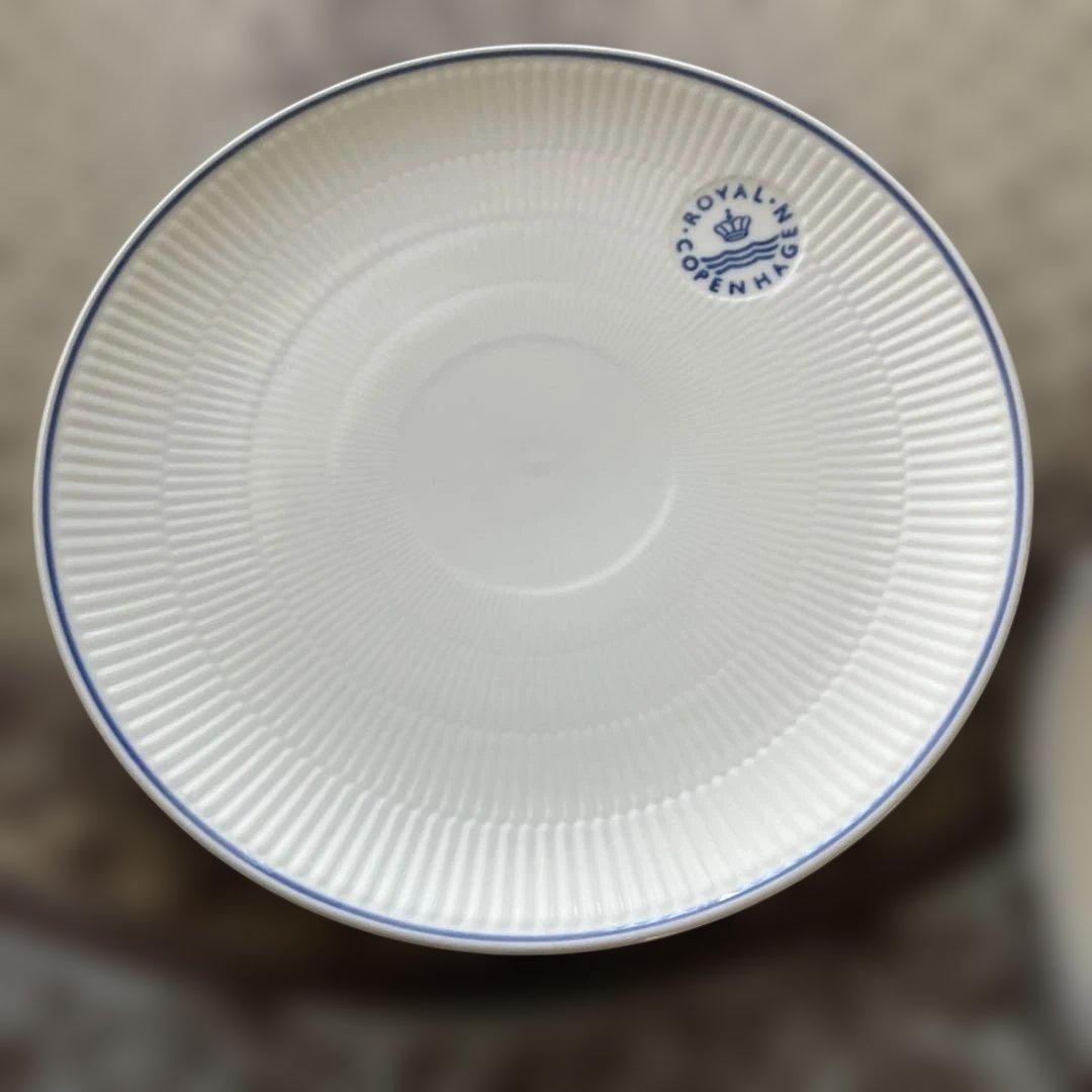   ブルーライン皿2枚