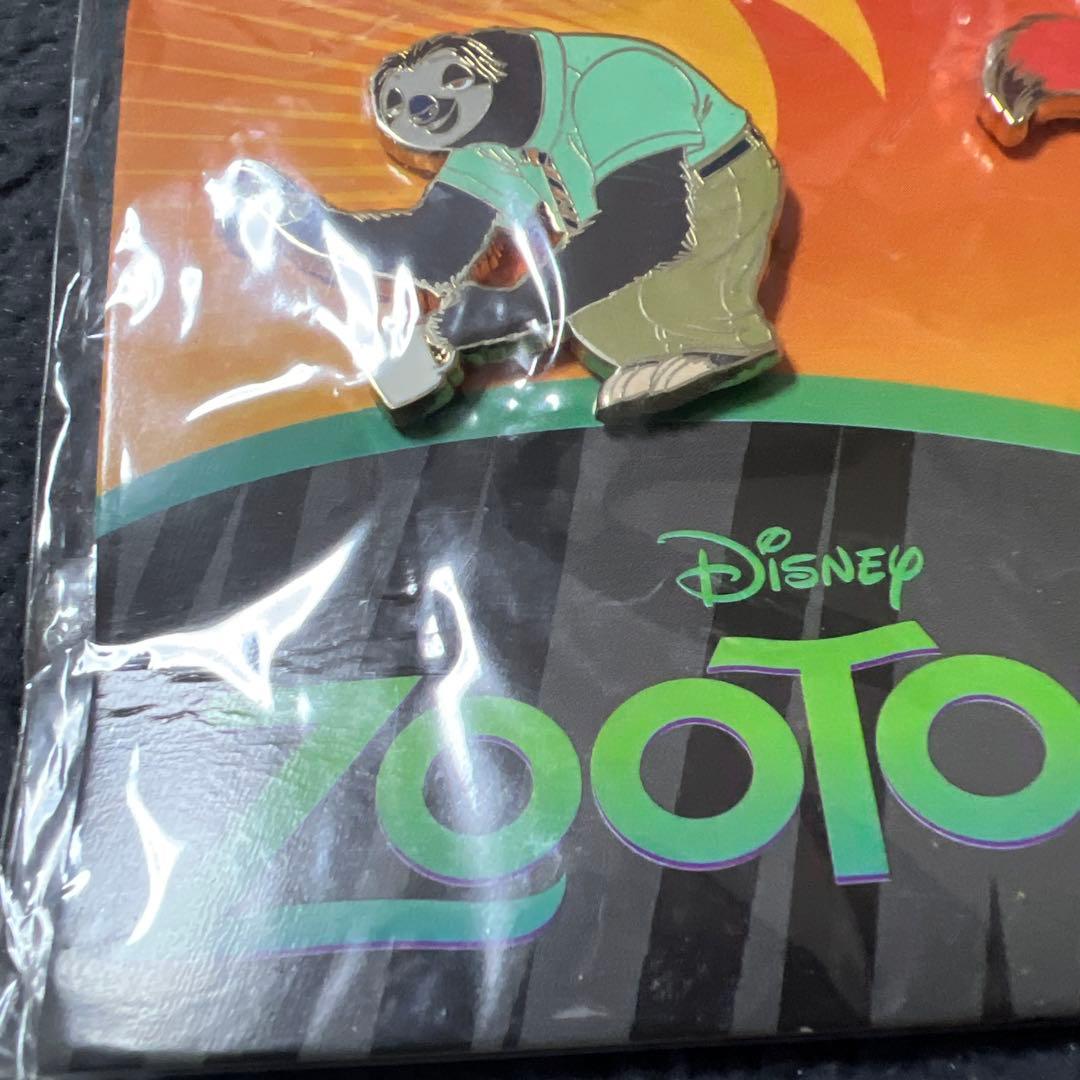 ディズニー　ズートピア　ピンバッジセット