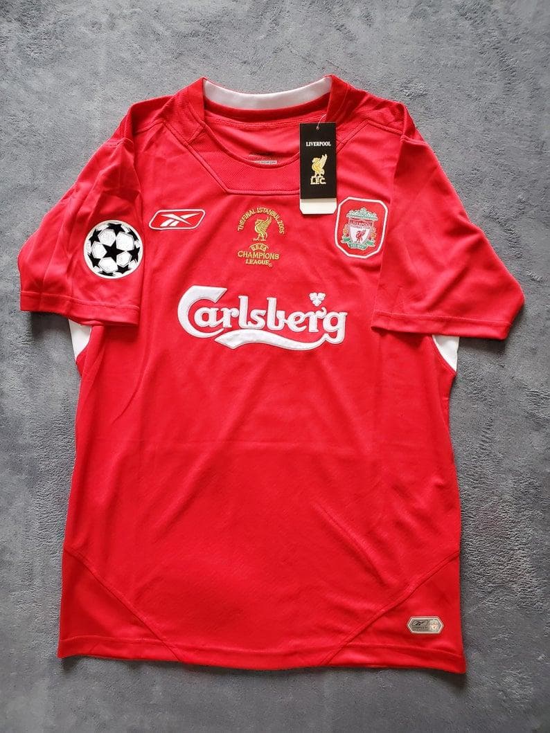 記念グッズ 2004-2005 Liverpool #8  UEFA Vintage