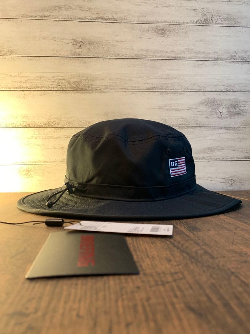 BRIEFING WIDE HAT BLACK L 美品
