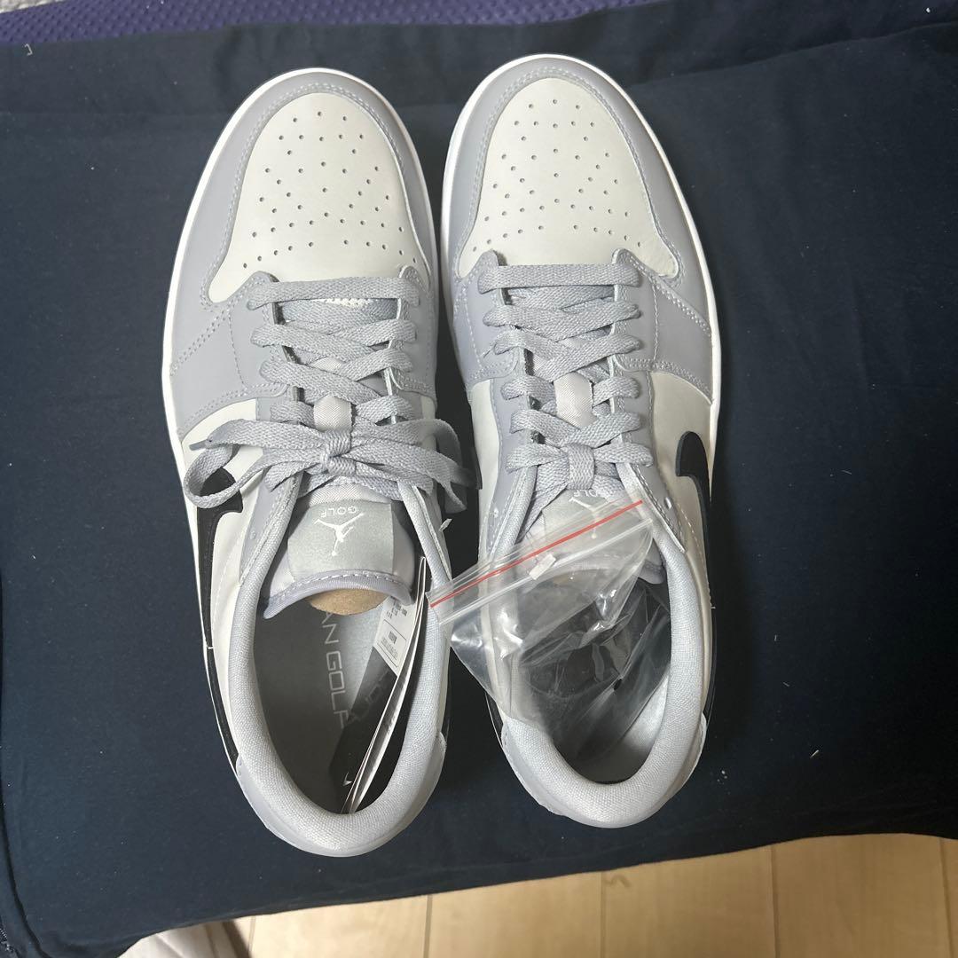 シューズ(男性用) AIR JORDAN 1 LOW GOLF WOLF GREY 28.5cm
