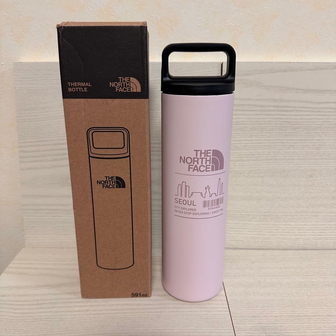 【新品・韓国限定】ノースフェイス 水筒 ベビーピンク　　591ml