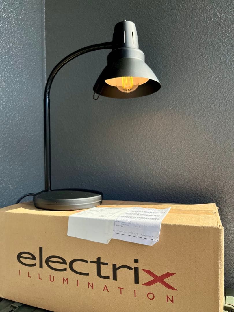 米軍放出未使用品 レア品 Electrix デスクライト照明 ヴィンテージ④