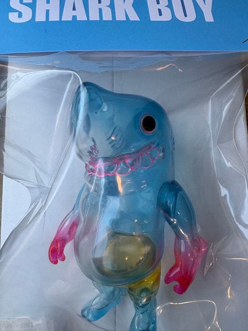 SHARK BOY (クリアー) ソフビ　momoco studio