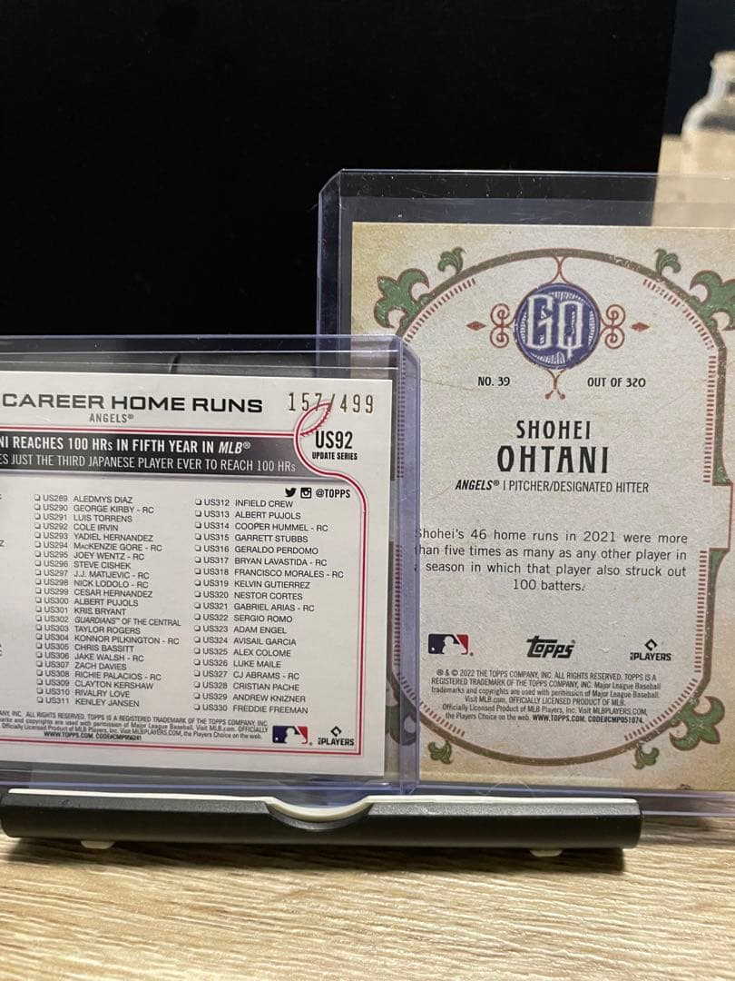 topps 大谷翔平