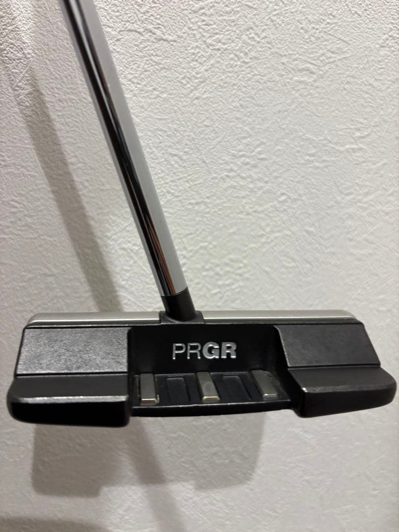 PRGR EE 01cs シルバーブレードパター センターシャフト　カバーあり