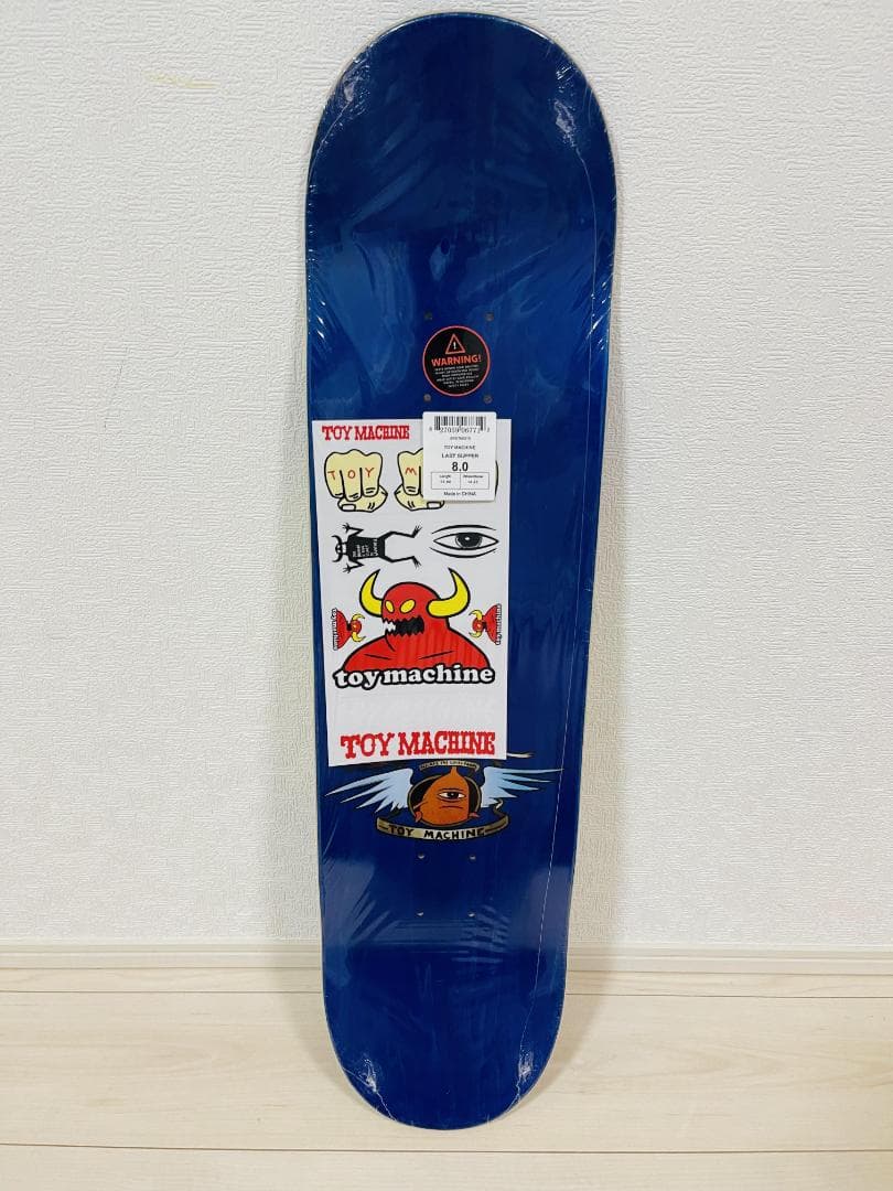 TOY MACHINEトイマシーン　スケートボードデッキ　8.0*31.5