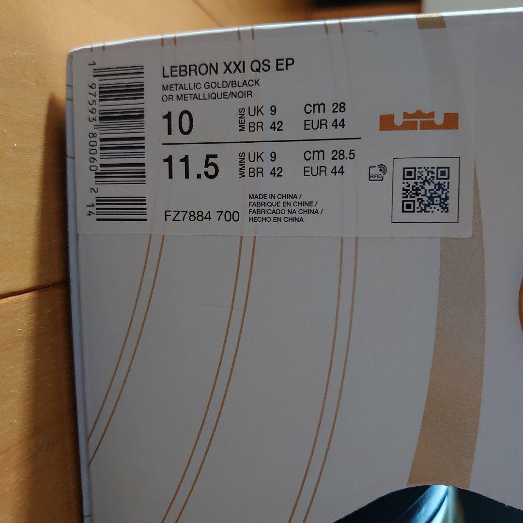 【新品未使用】THE SHOP × NIKE LEBRON 21 EP　28cm