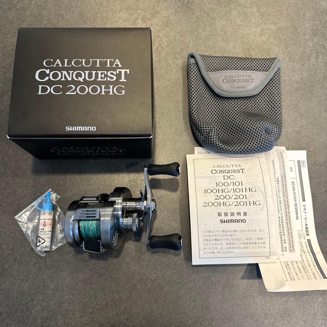 【新品】 SHIMANO カルカッタコンクエストDC 200HG
