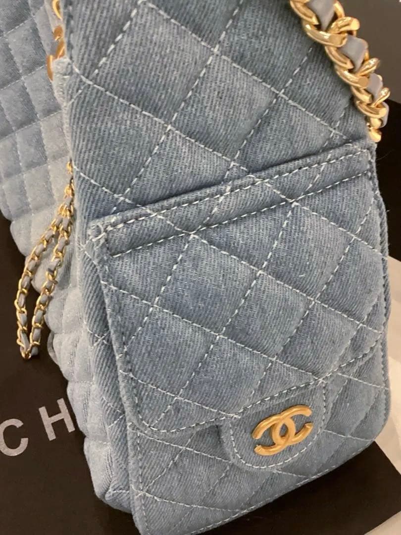 CHANEL CCホーボーバック　ノベルティ　ブルーデニム
