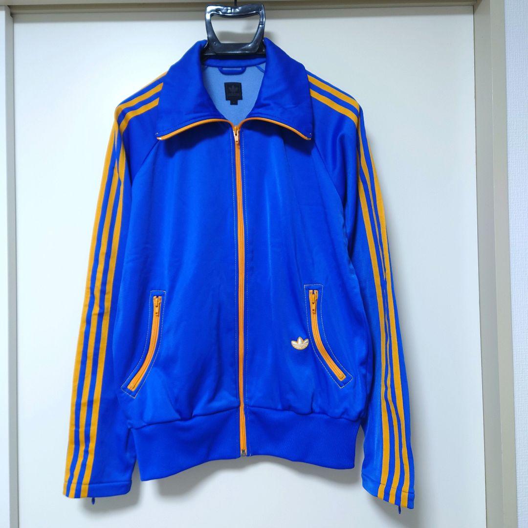 adidas トラックジャケット　トレフォイル　曲がりポケット　70'S復刻