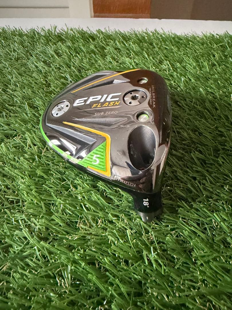 キャロウェイ EPIC FLASH SUBZERO FW 5W ヘッドのみ