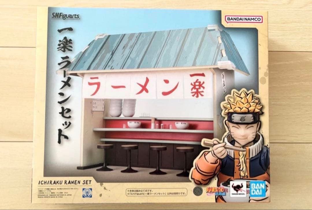 ナルト　フィギュア　一楽ラーメンセット　うずまきナルト　イルカ先生