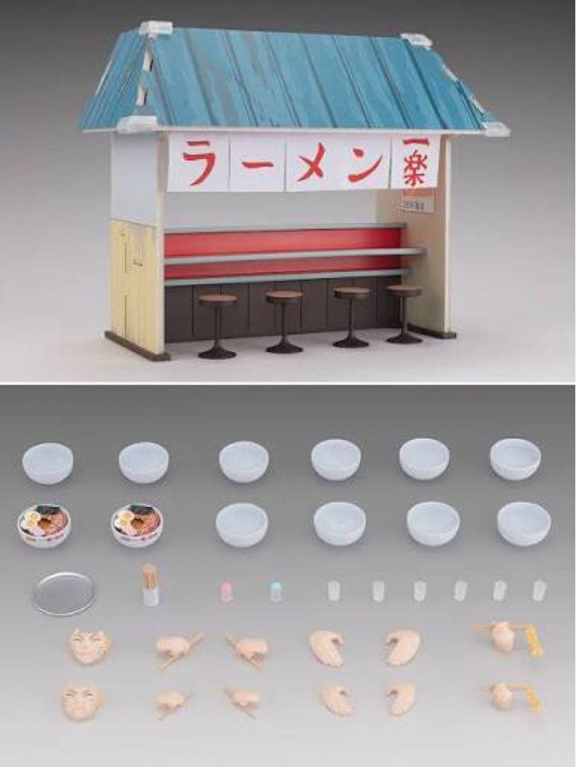 ナルト　フィギュア　一楽ラーメンセット　うずまきナルト　イルカ先生