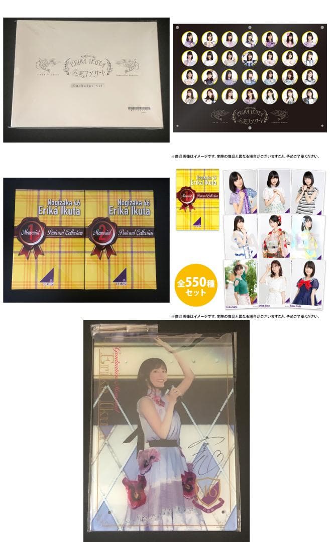 生田絵梨花 卒業記念グッズセット